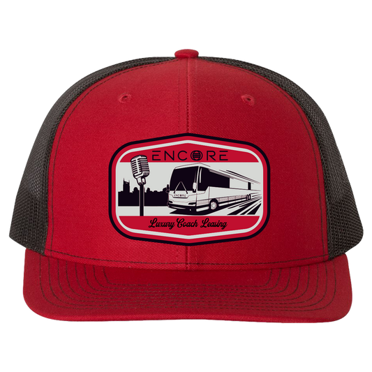 Encore Red/Black Richardson 112 Patch Hat