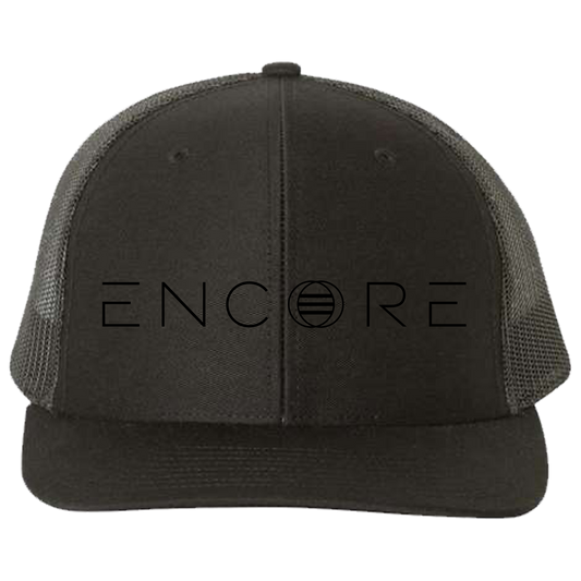 Black Encore Hat | Black Stitch