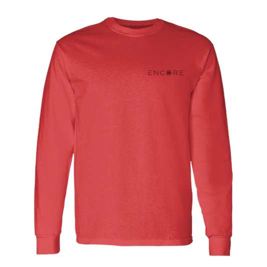 Encore Long Sleeve T-Shirt - Classic Red (Unisex)