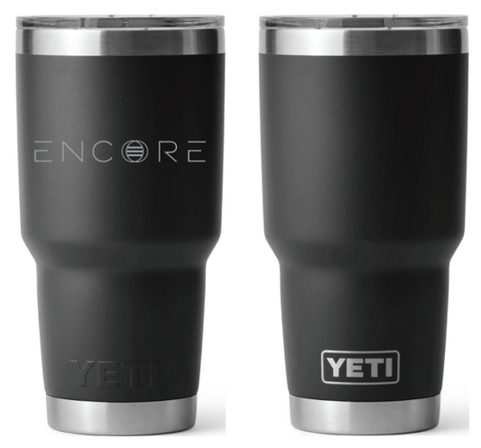 Encore 30 Oz Yeti Tumbler - Black